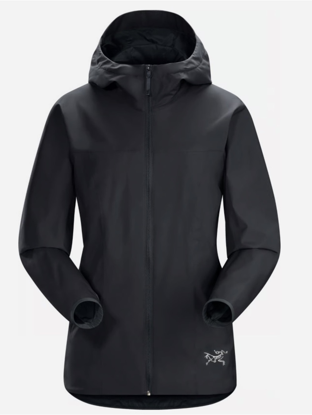 Arc’teryx Solano Hoody Women’s Small GORE WINDSTOPPER Softshell Jacket Navy